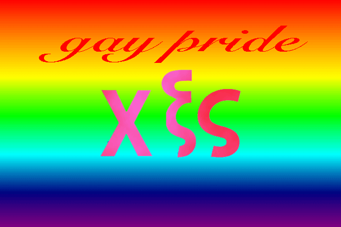 Χξς The Mark of the Beast on the Gay Pride Flag